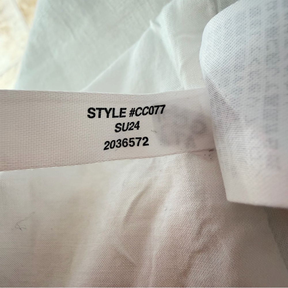 New! J. Crew Claudia white linen dress classuc quiet luxury 36238 - Picture 13 of 14
